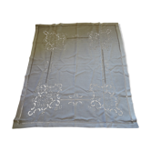 Nappe en lin brodée main