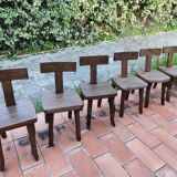 Aranjou chairs in light elm set of 6