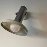 Wall light in metal and chrome-plated plastic