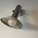 Wall light in metal and chrome-plated plastic