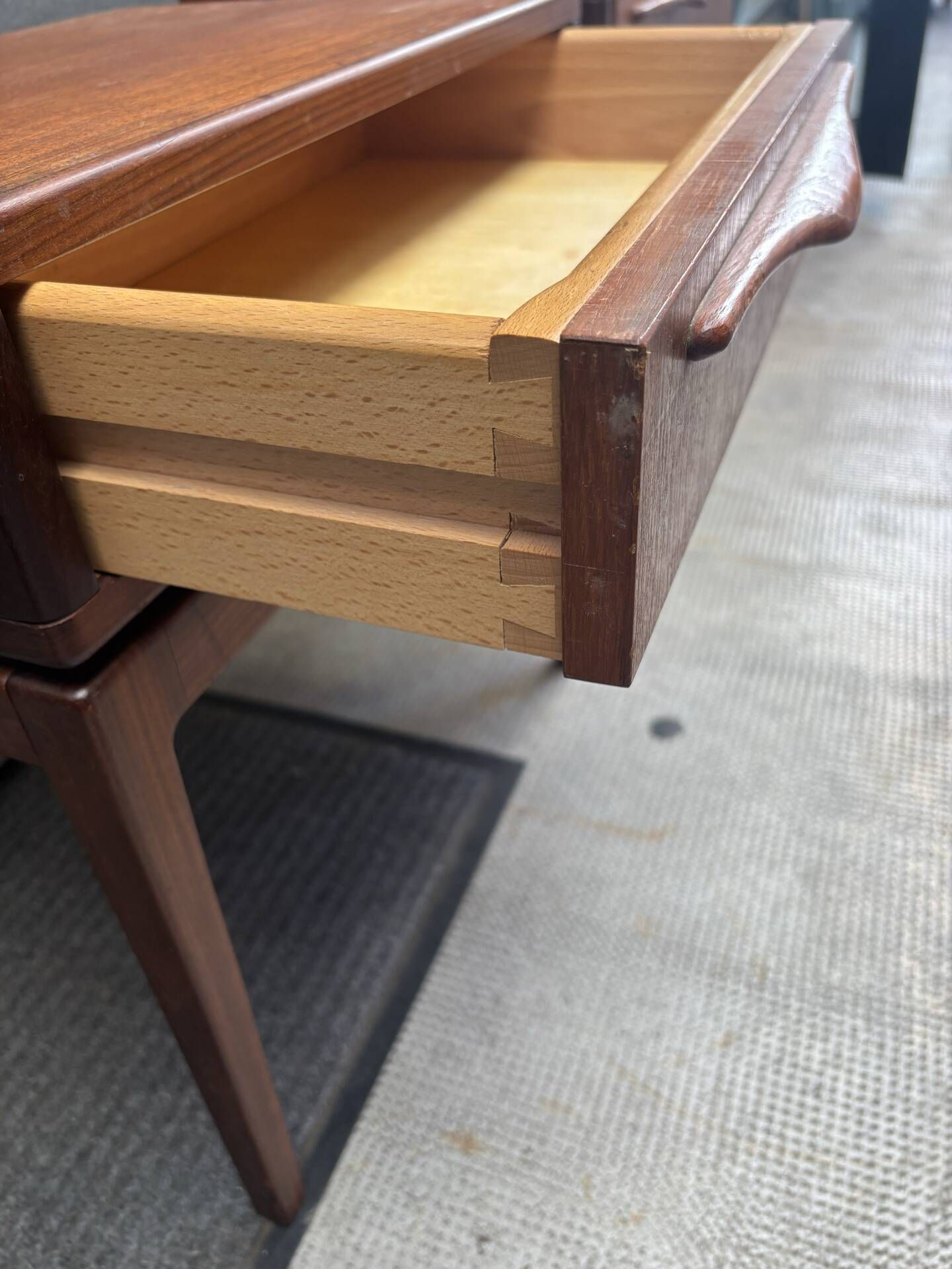 Vintage teak bedside tables – Scandinavian design – 1960s/1970s
