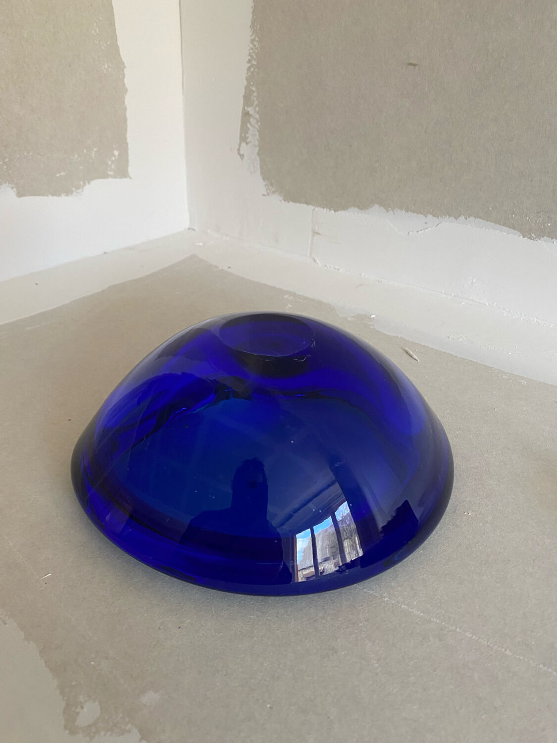 Vintage sommerso Murano ashtray