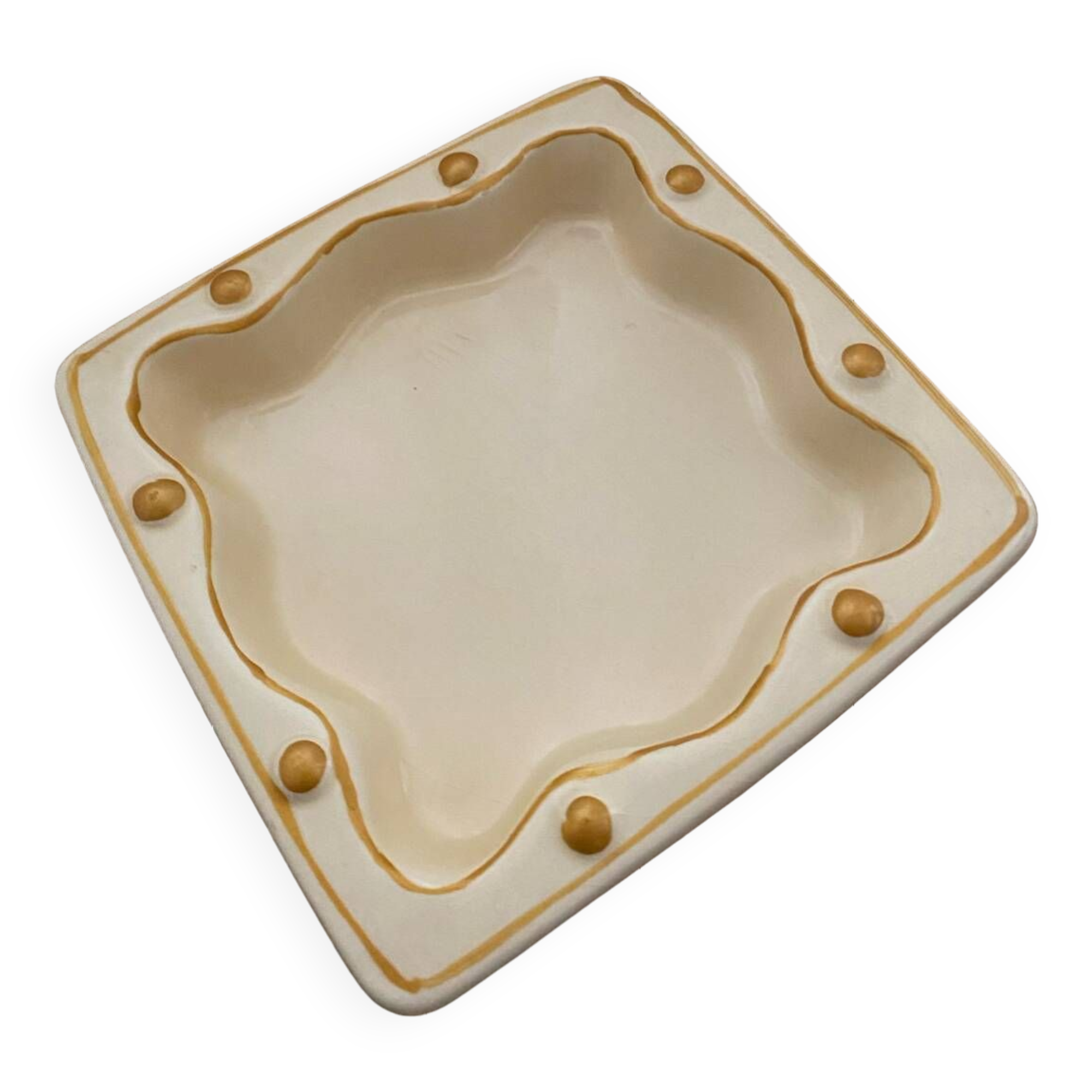 Cendrier esprit memphis baroque 80/90s