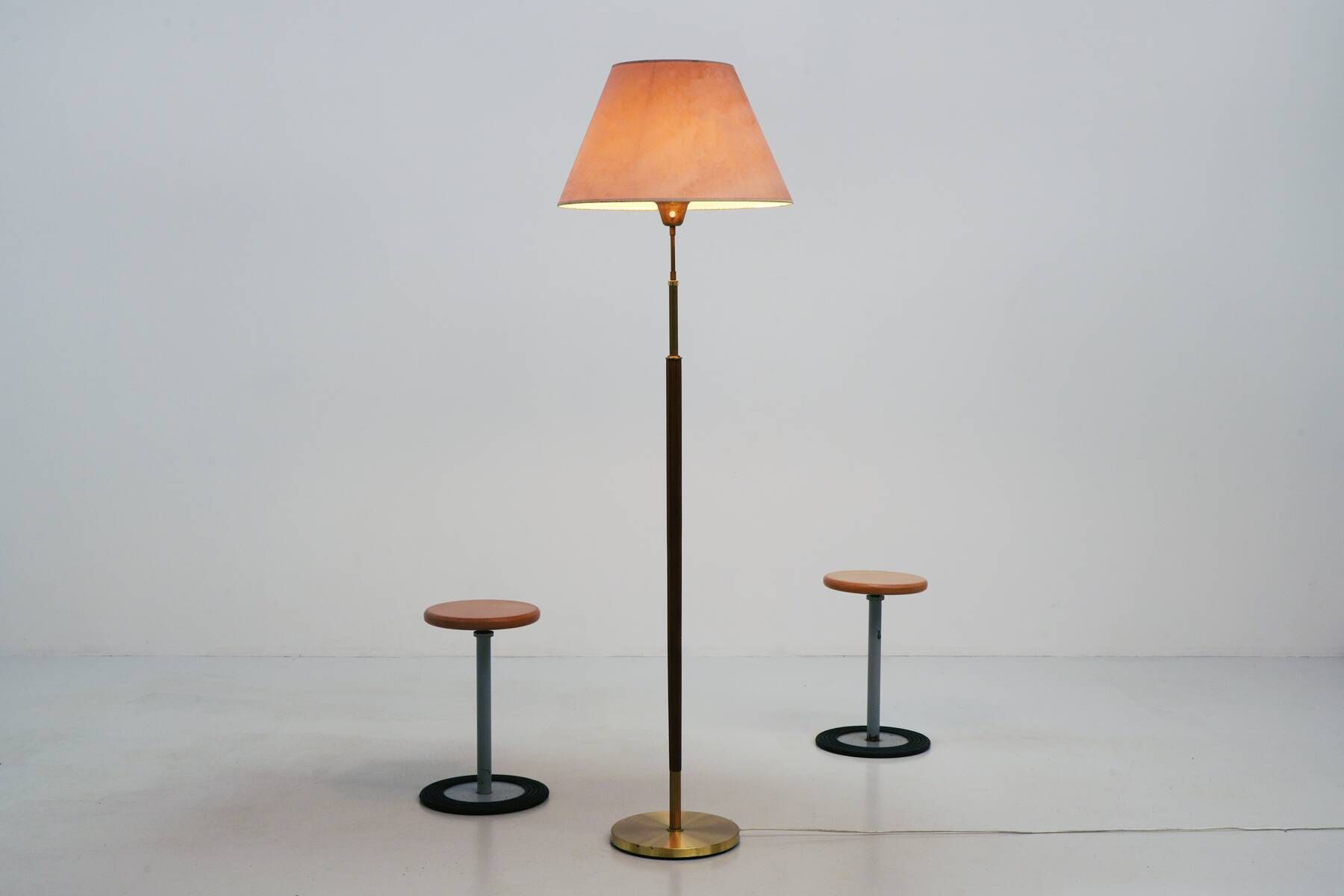 Scandinavian Floor Lamp AB Armaturhantverk circa 1950