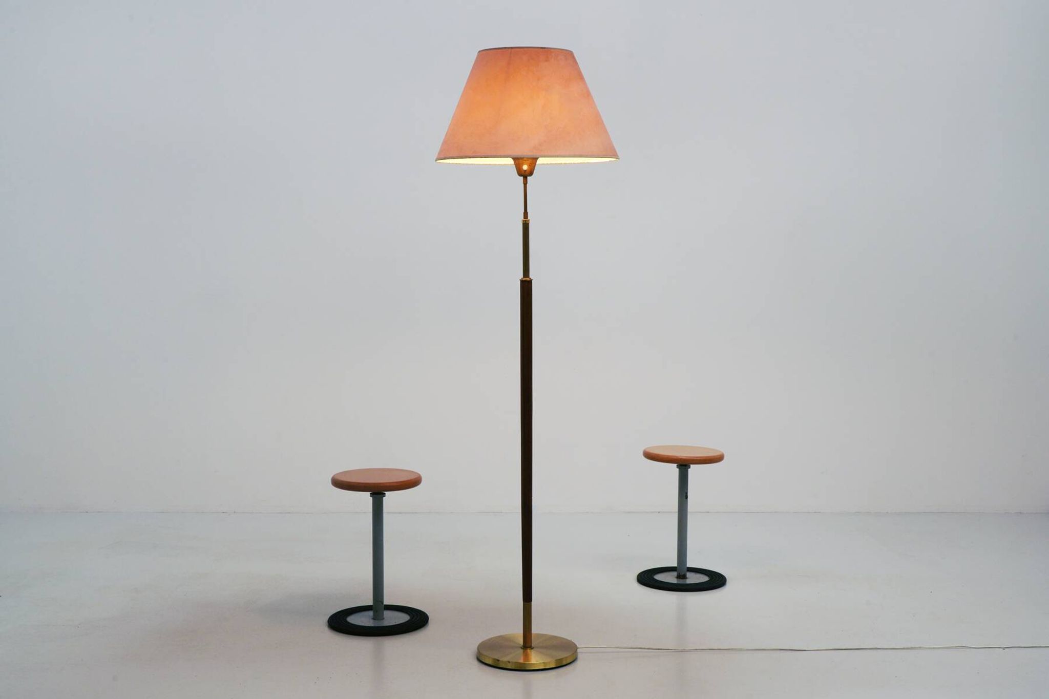Scandinavian Floor Lamp AB Armaturhantverk circa 1950