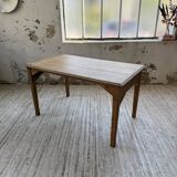 Oak desk with spindle legs, 1950s