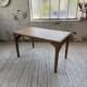 Oak desk with spindle legs, 1950s
