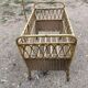 Wicker baby bed