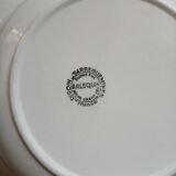 11 antique deep plates from Digoin and Sarreguemines