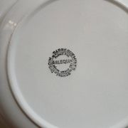 11 antique deep plates from Digoin and Sarreguemines