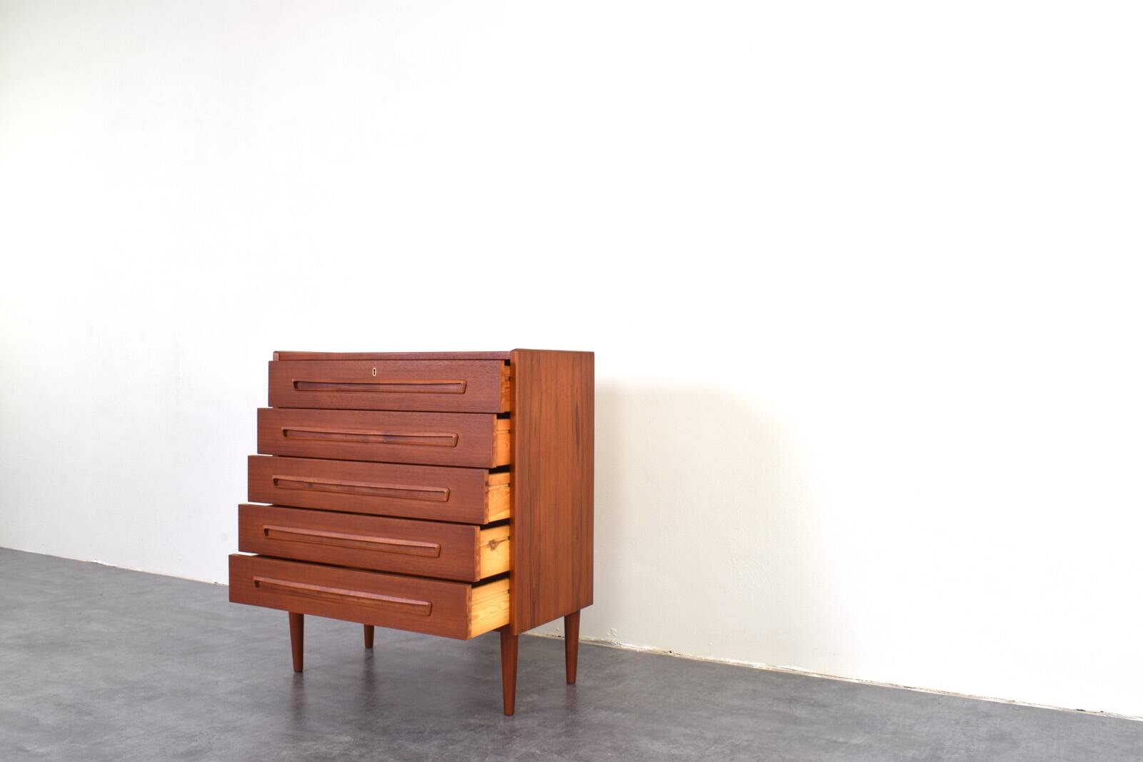 Mid-Century Danish Teak Chest of Drawers, 1960s