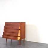 Mid-Century Danish Teak Chest of Drawers, 1960s