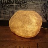 XL stone lamp Dora by André Cazenave damaged
