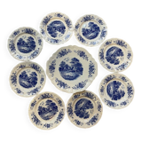 Set 8 assiettes dessert et plat « Romantic » Sarreguemines