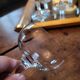 vintage champagne glasses from the 1950s-60s