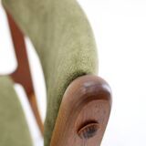 1960s Pair of  Danish Teak Dining Chairs, Restored