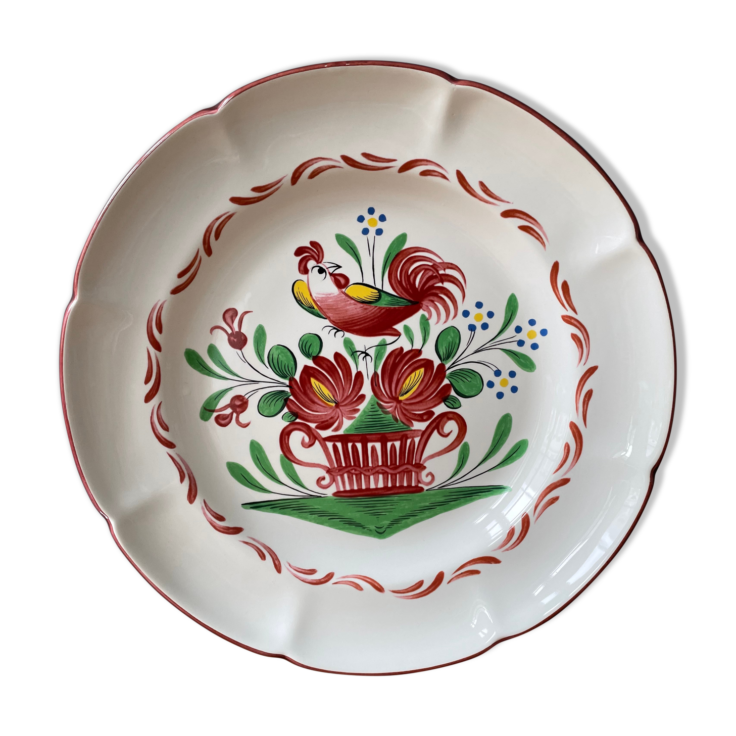 Decorative plate St Clément France