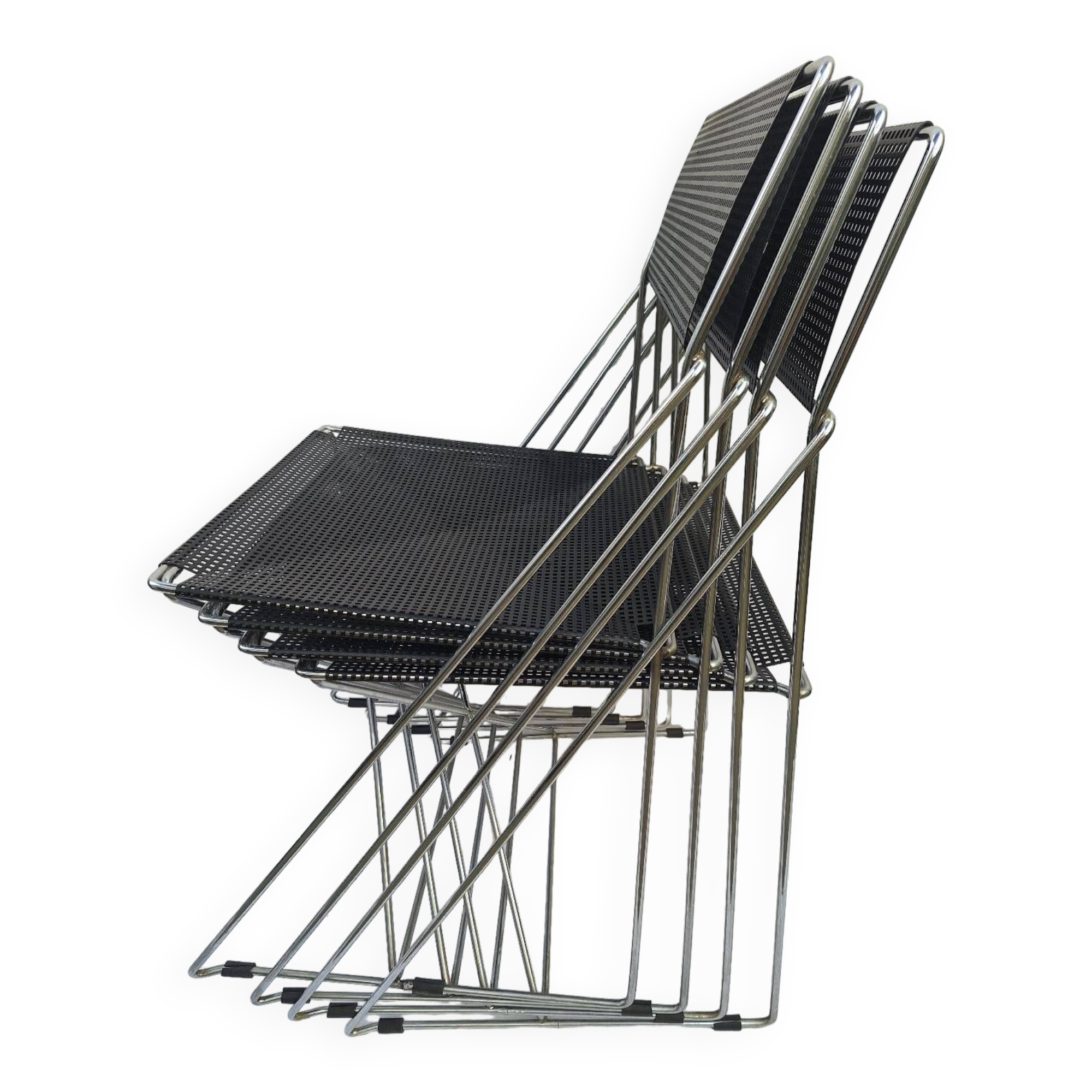 X Line chairs by Niels Jorgen Haugesen.