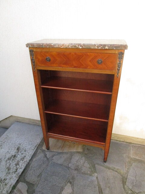 Bibus old marquetry and bronze ornament