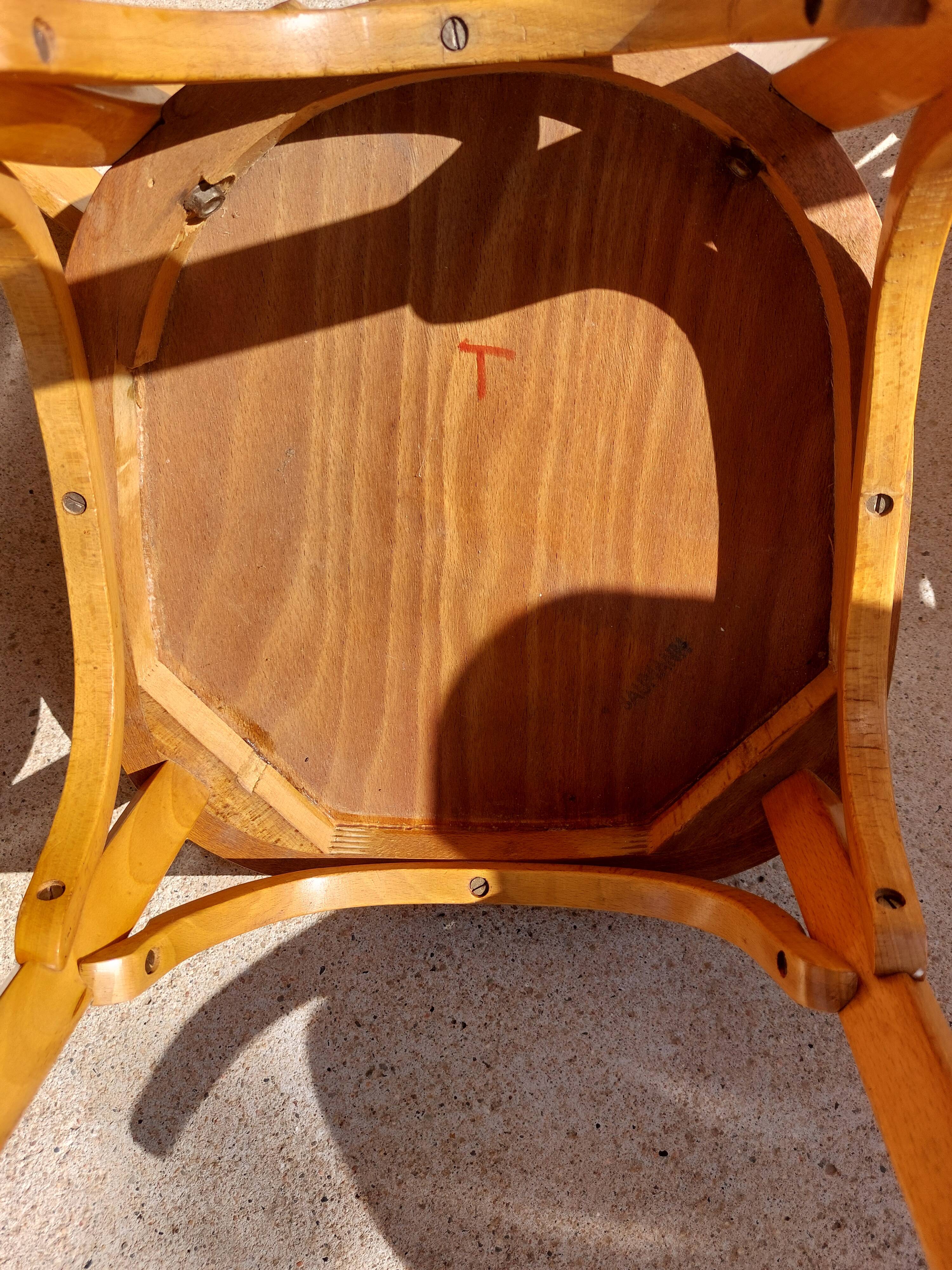 4 vintage Baumann bistro chairs