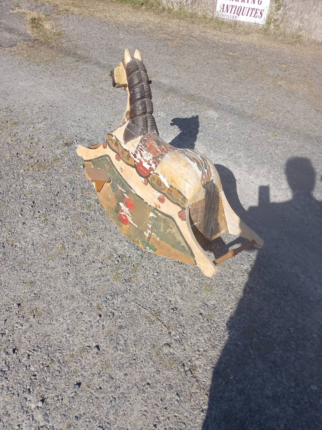 Antique rocking horse