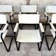 Serie de 6 chaises Mattego Grassi MG5 1970 vintage