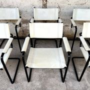 Serie de 6 chaises Mattego Grassi MG5 1970 vintage