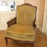 Cane shepherdess armchair, around 1930