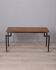 Vintage 1960s teak wood bench with italian design