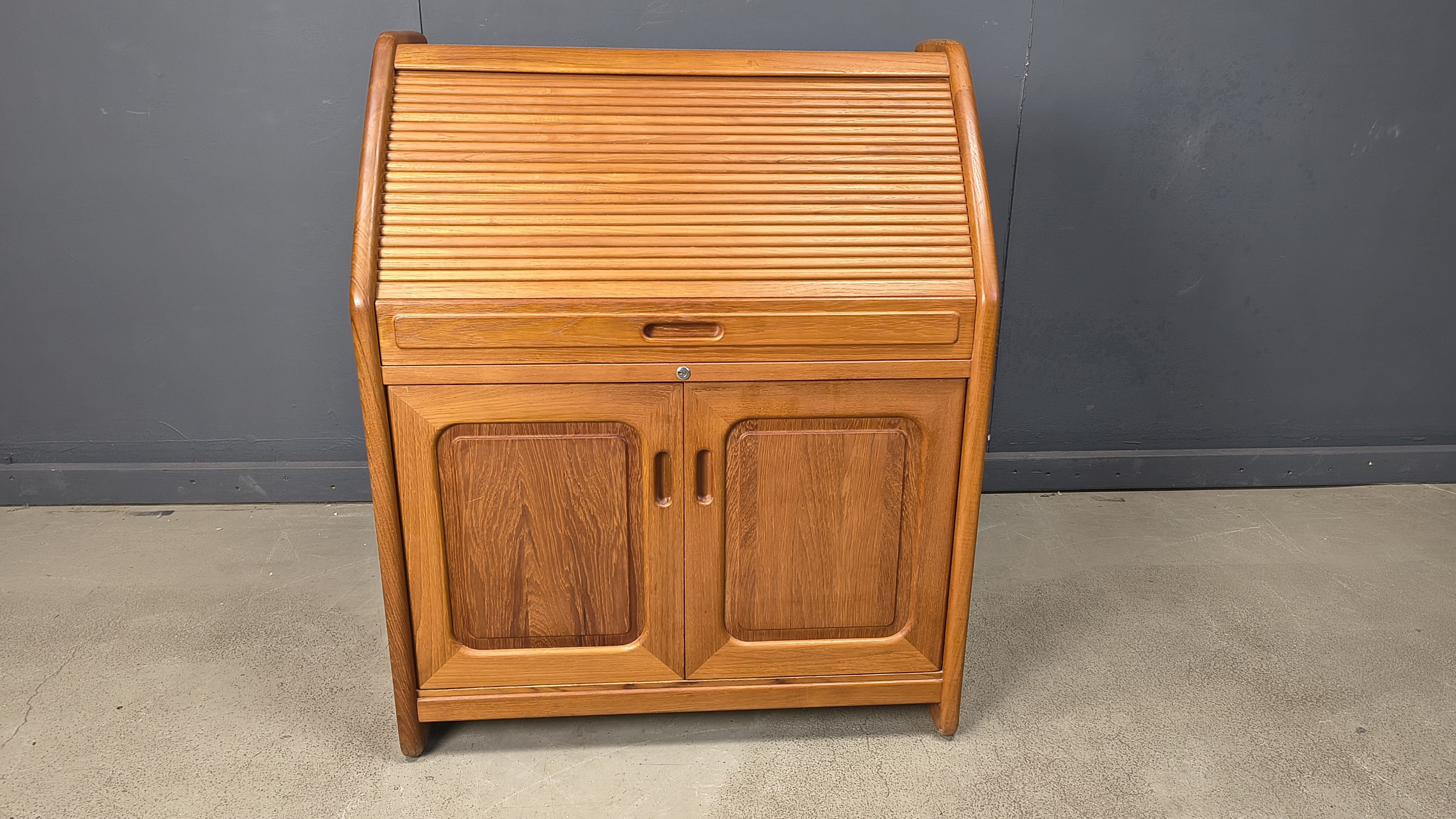 Teak secretaire by Dyrlund, Denmark, 1960s
