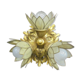 Plafonnier lotus flowers in mother-of-pearl