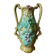 Vase art nouveau en barbotine estampillé