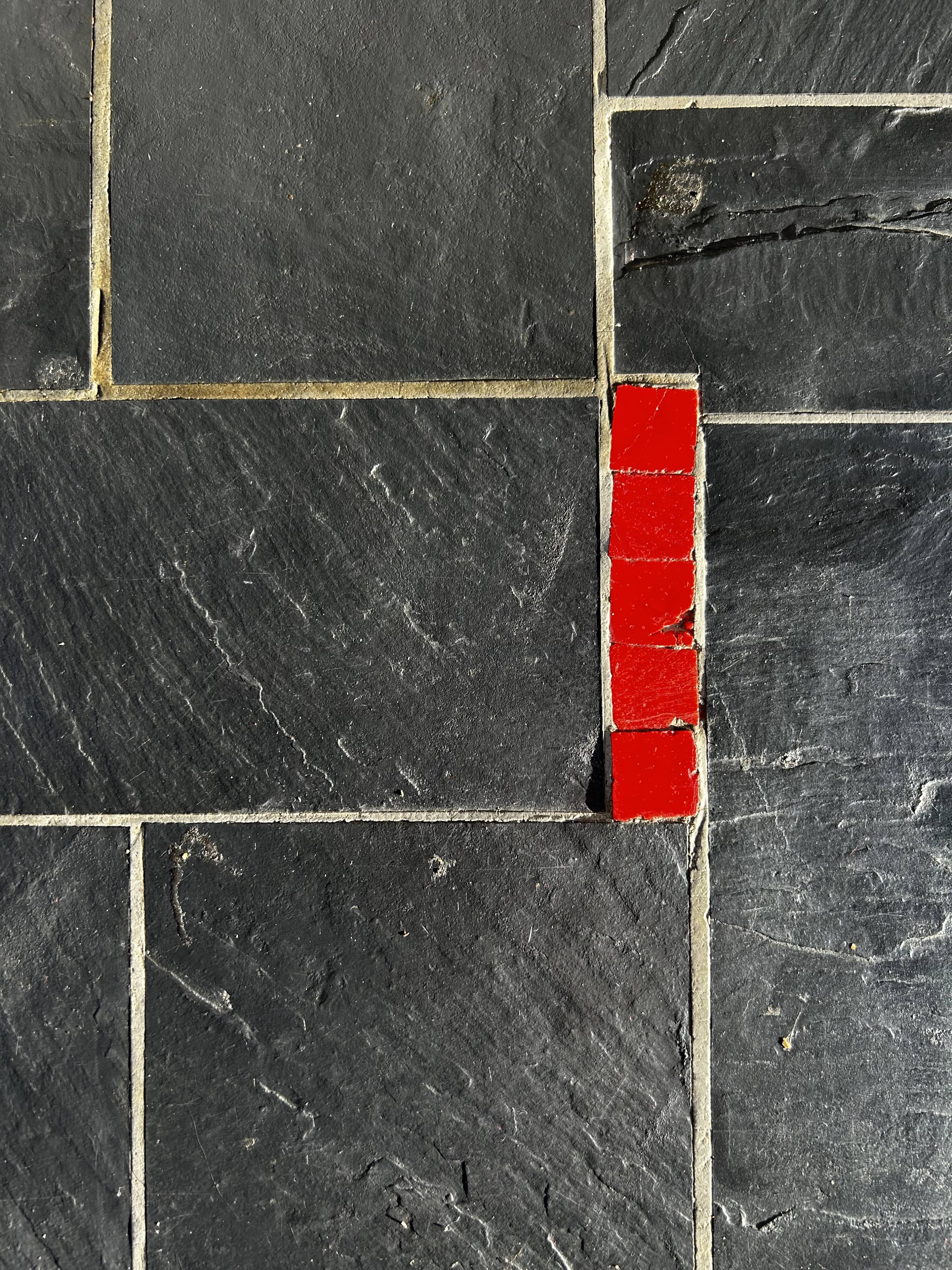 Vintage slate coffee table by Pierre Lèbe, 1960