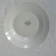 Plate saint amand green décor richelieu flower al . mb faience france