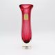 Murano Vase Fratelli Toso Chambord Sommerso Red Labelled 35cm