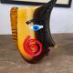 Fish head vase in Murano glass from the 1980s.
