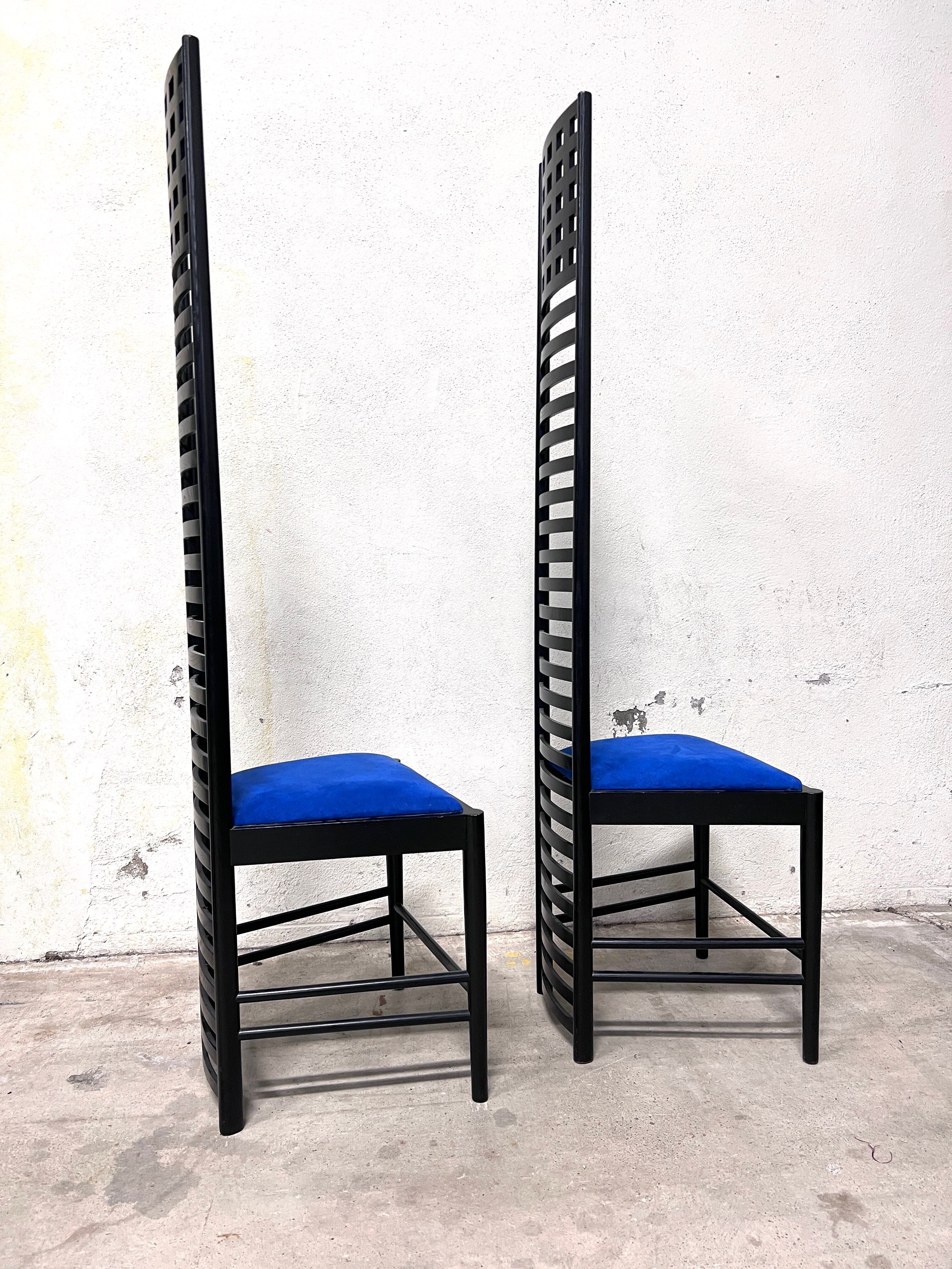 Paire de chaises Hill House par Mackintosh