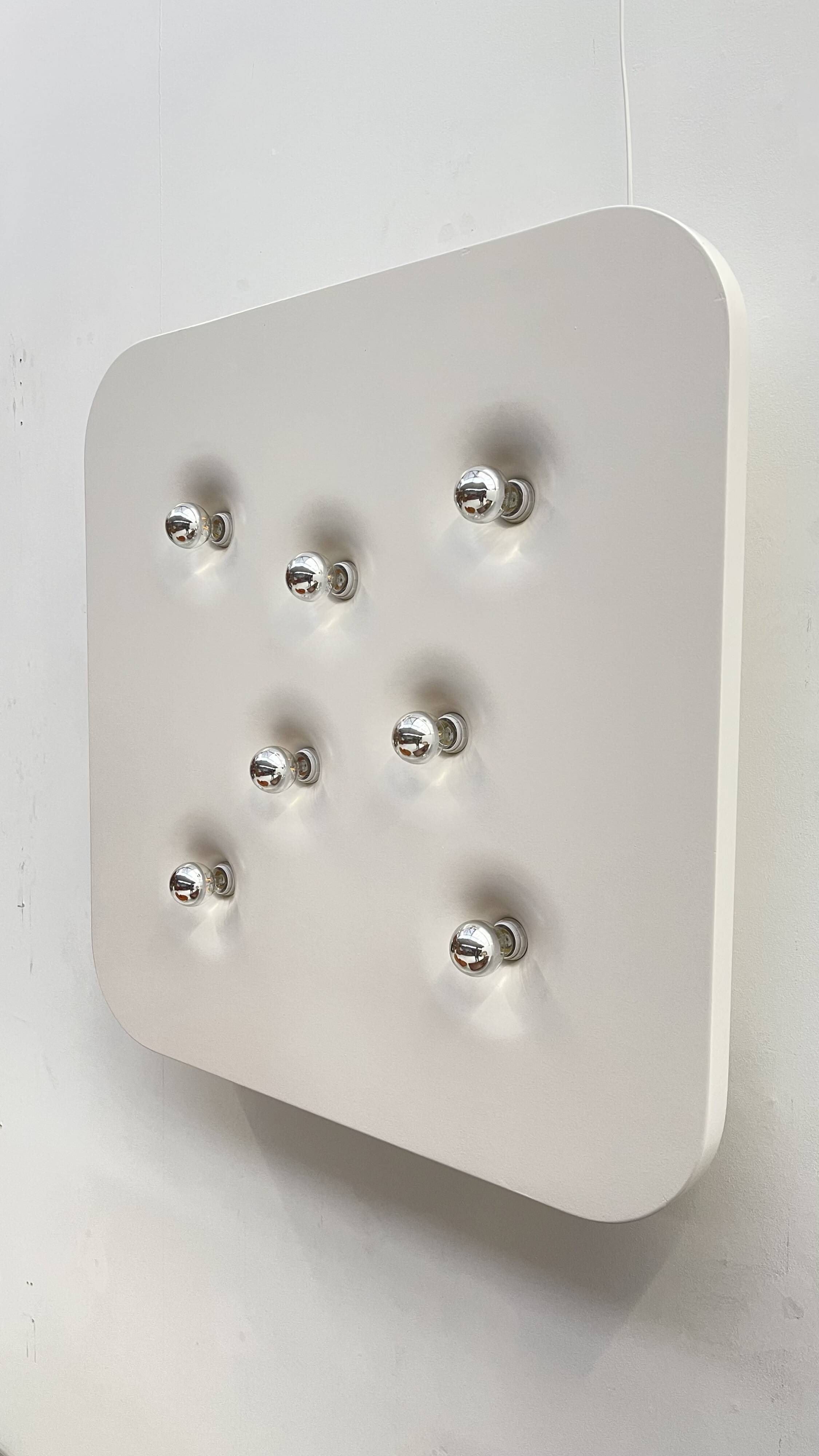 Space Age- Decorative fiberglass wall lamp - France - 1970