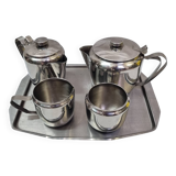 Stainless breakfast service, 1970