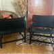 Paire de fauteuils Safari  vintage
