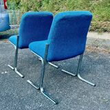 Pair of 70s Ronéo Vickers armchairs