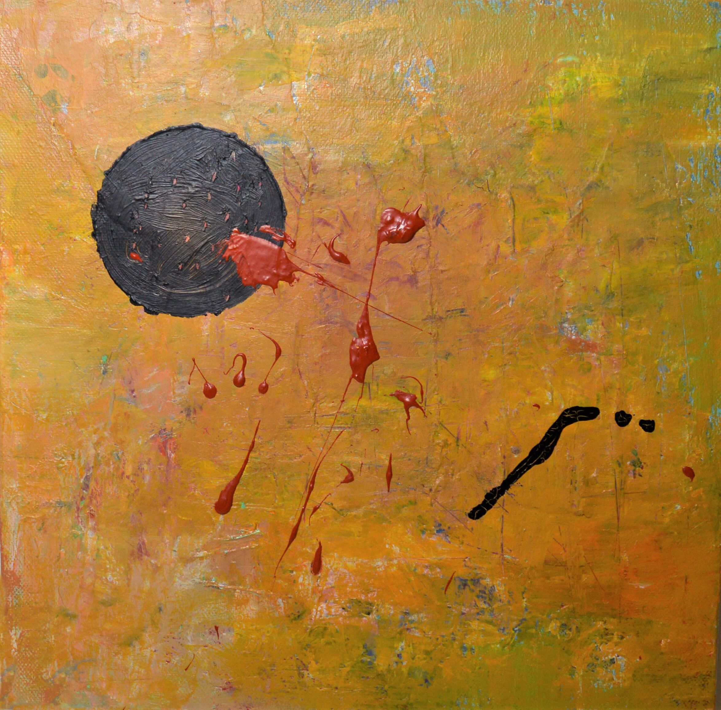 Lyrical abstraction painting