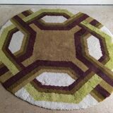 Tapis space age en laine, années 70
