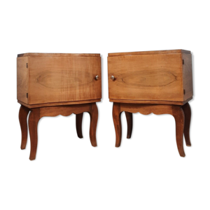 paire de chevets vintage de style art déco