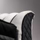 Fauteuil en velours gris 50