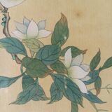 Deux peintures chinoises vintage sur soie