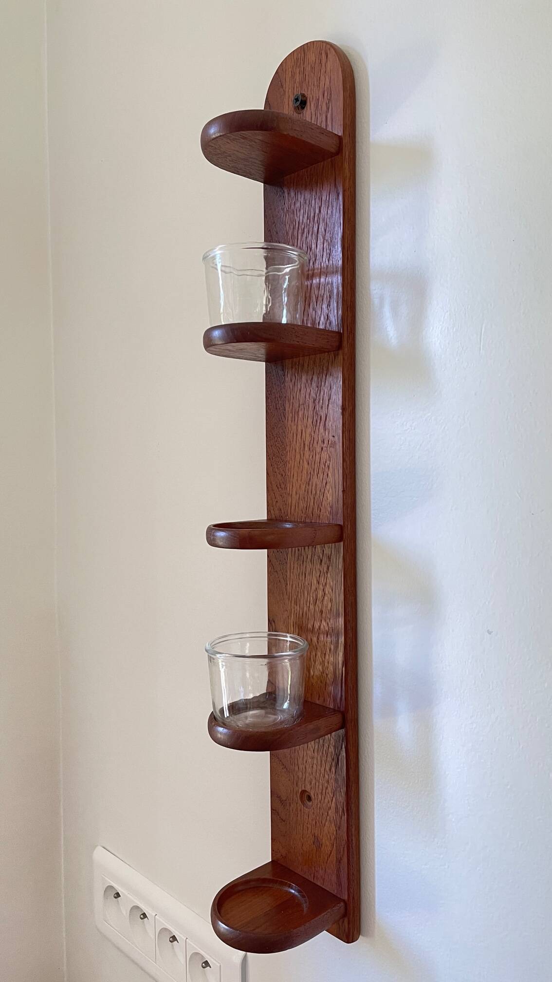 Scandinavian teak shelf by digsmed 1964 - denmark