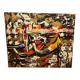 Mixed media technique in the style of Stefania Gagliardi.