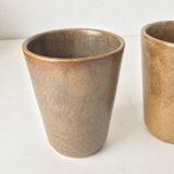 Set of 4 glasses in gres
