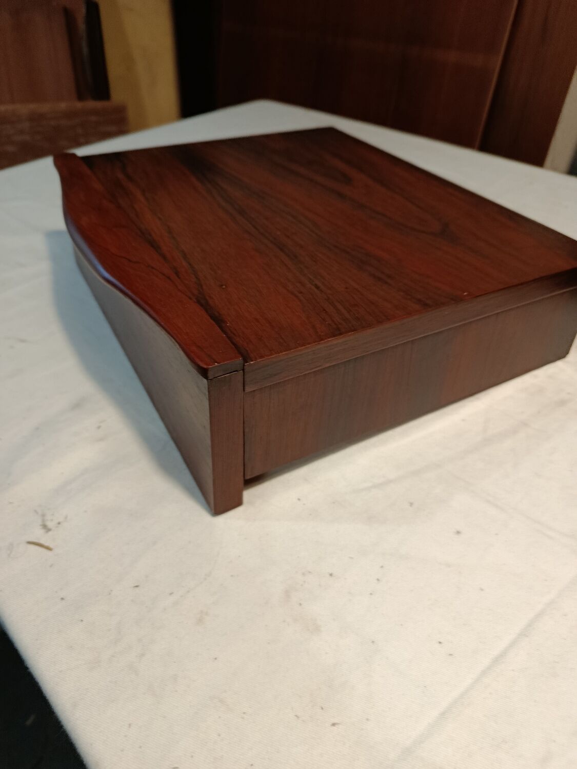 Scandinavian suspended nightstands rosewood